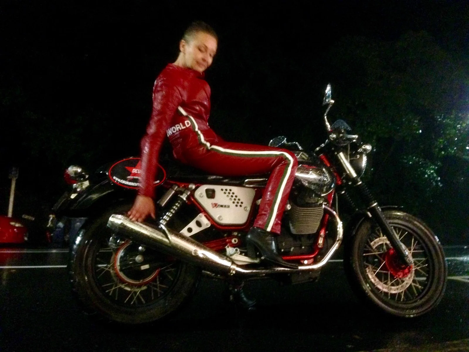 The Courier Cuts motorcycle taxi