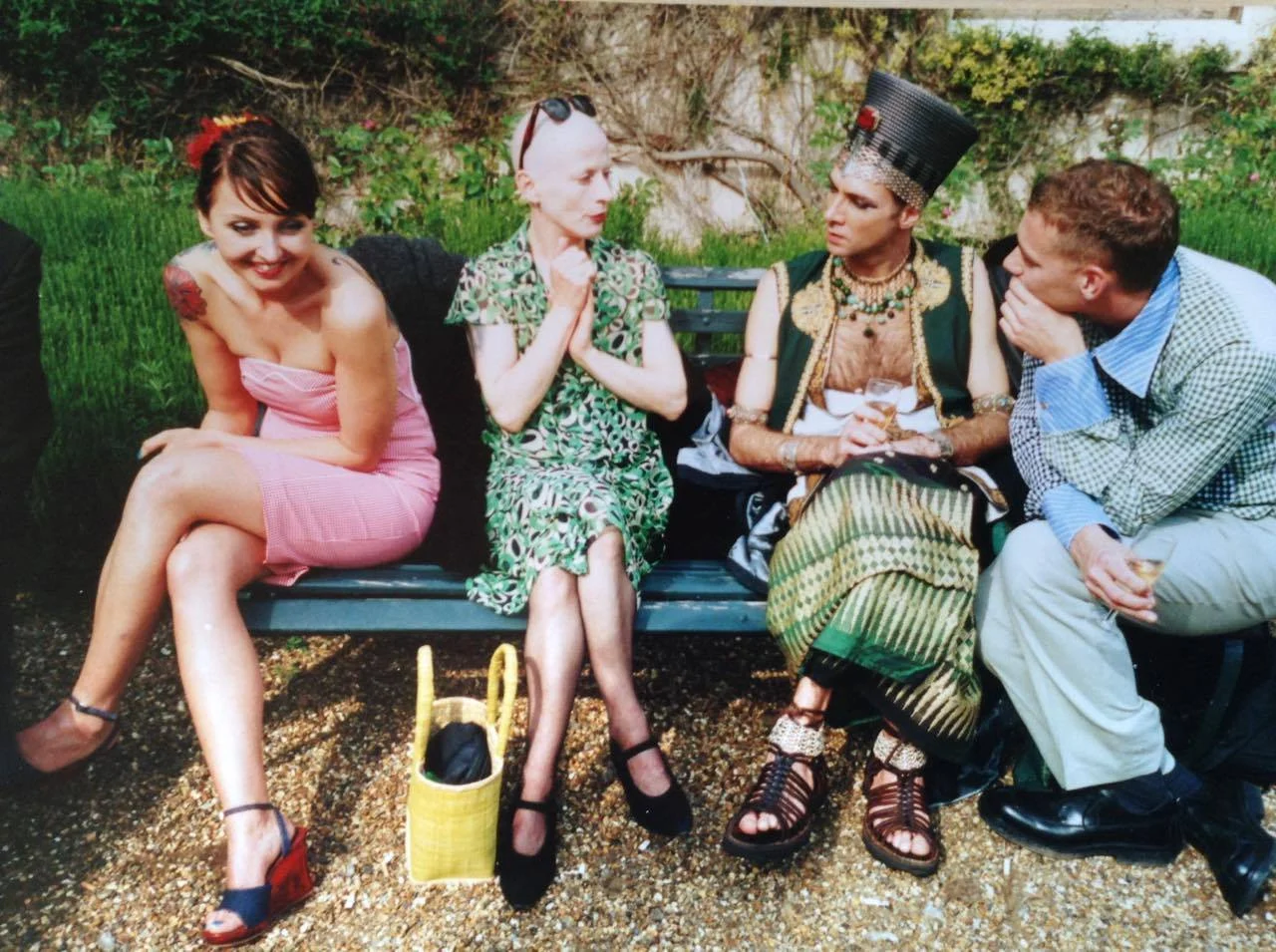 Friends together outdoors